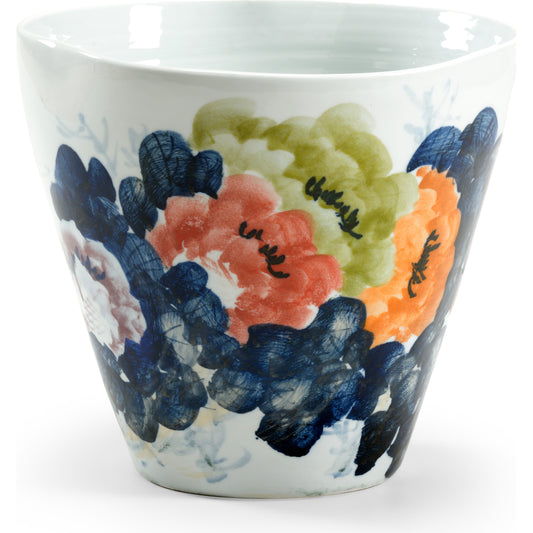Garden City Planter by Chelsea House in hand painted. Made from porcelain in a modern style.