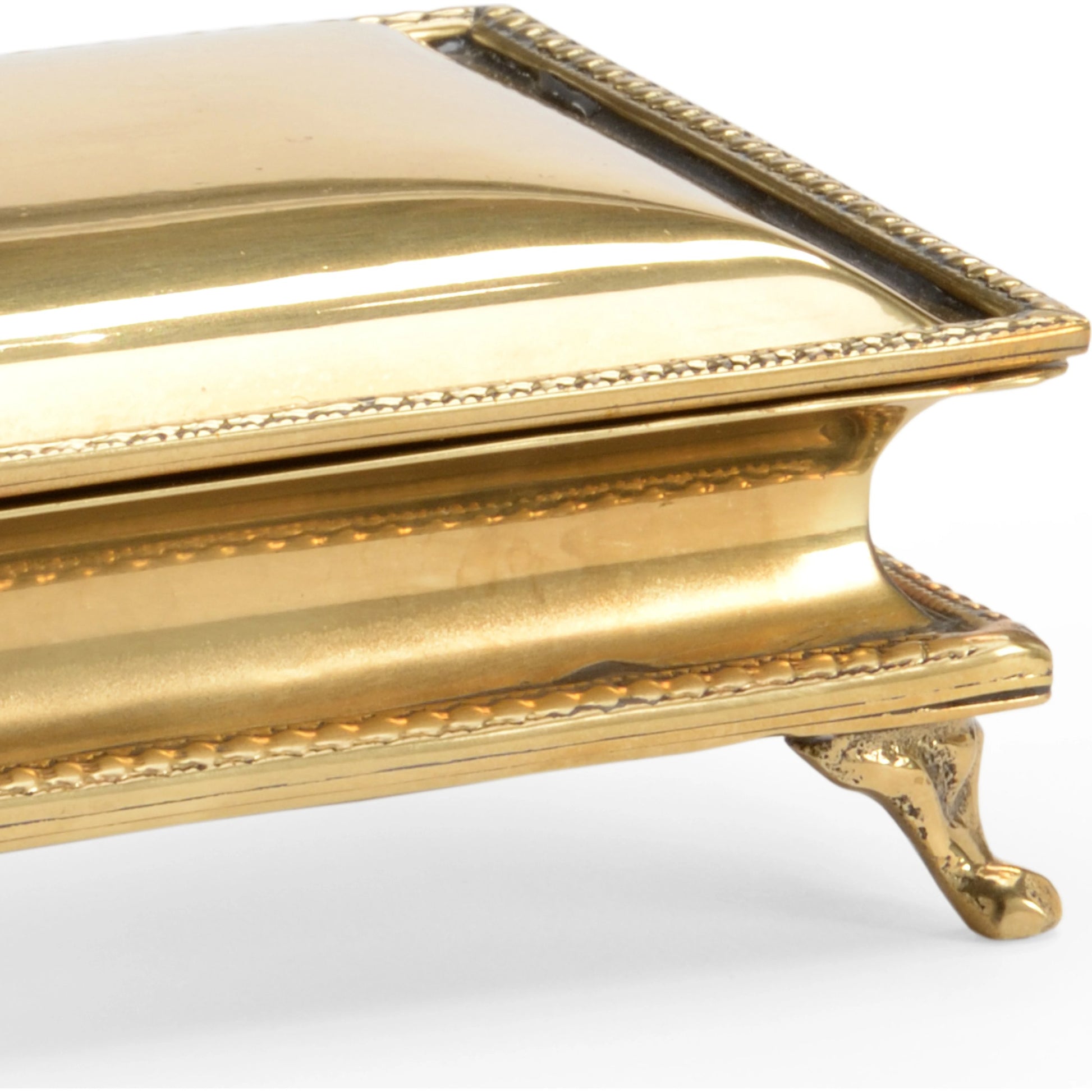 Classic Brass Box by Chelsea House in polished brass. Made from metal in a traditional style.