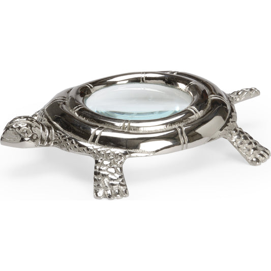 Turtle Magnifier by Chelsea House. Made from metal, glass in a coastal style.