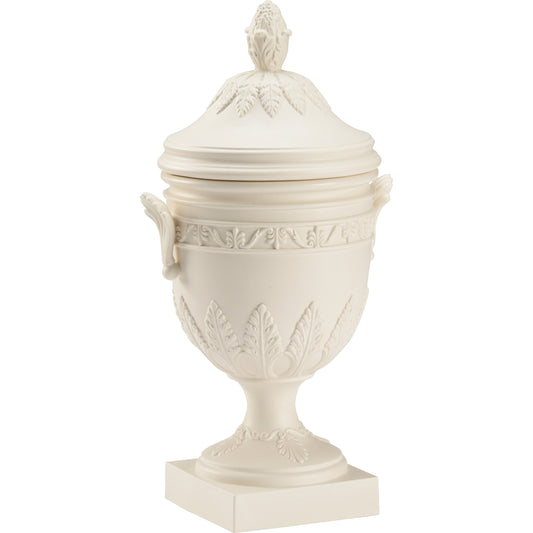 Roman Vase by Chelsea House in matte white glaze. Made from ceramic in a cottage & farmhouse style.