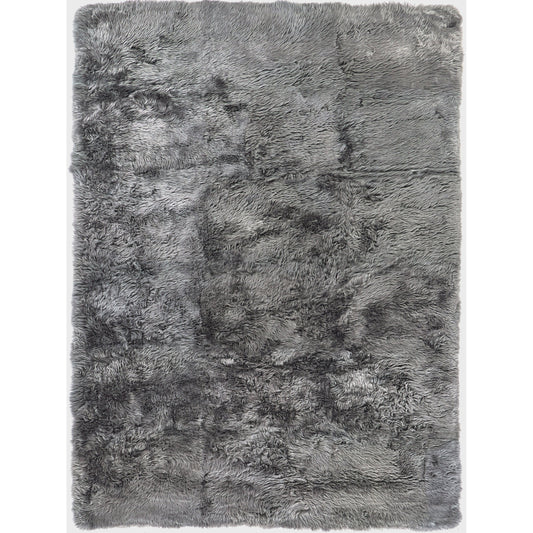 Sheepskin Rug - Dark Gray by Exquisite Rugs in dark gray. Made from new zealand sheepskin in a unique style.