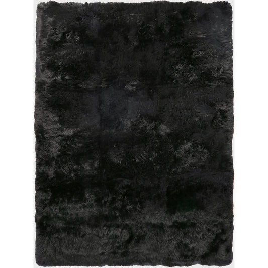 Sheepskin Rug - Black by Exquisite Rugs in black. Made from new zealand sheepskin in a unique style.