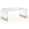 Clear, Antique Brass