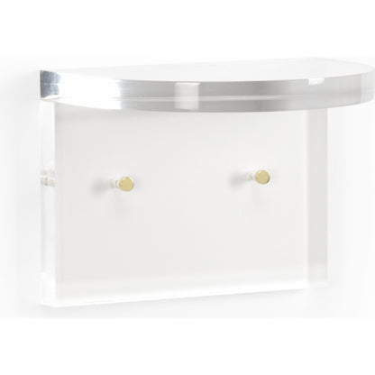 London Bracket by Chelsea House in clear. Made from acrylic in a modern style.