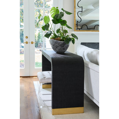 Soho Tufted Bench by Chelsea House in clear, natural. Made from acrylic, muslin in a transitional style.