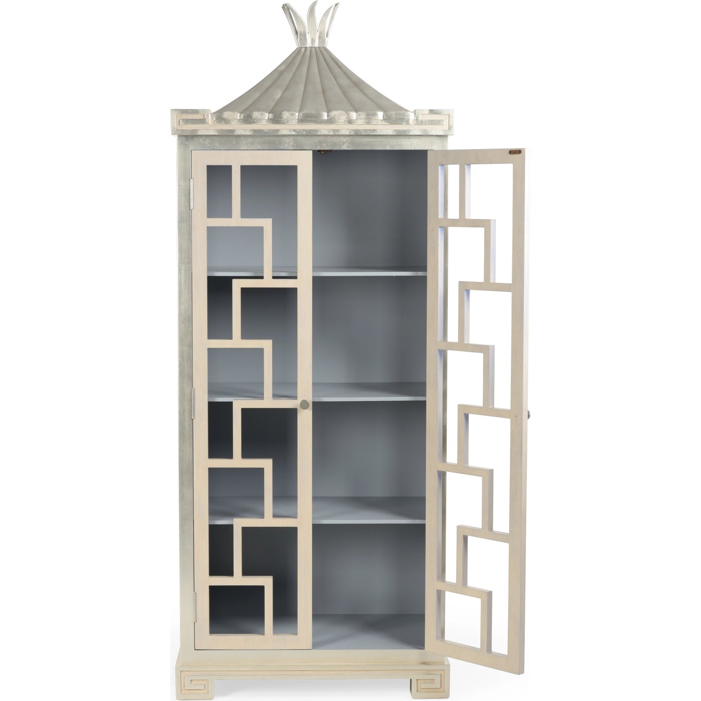 003 SR-782563 | Additional Silo | Palm Beach Cabinet by Chelsea House in limed oak. Made from wood in a eclectic & global style.