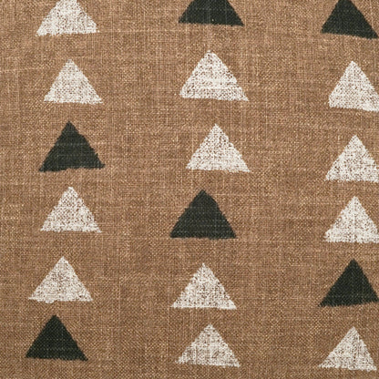 Dadez Throw Pillow by DV Kap Home in tan/taupe. Made from 75% cotton, 25% linen in a modern style.