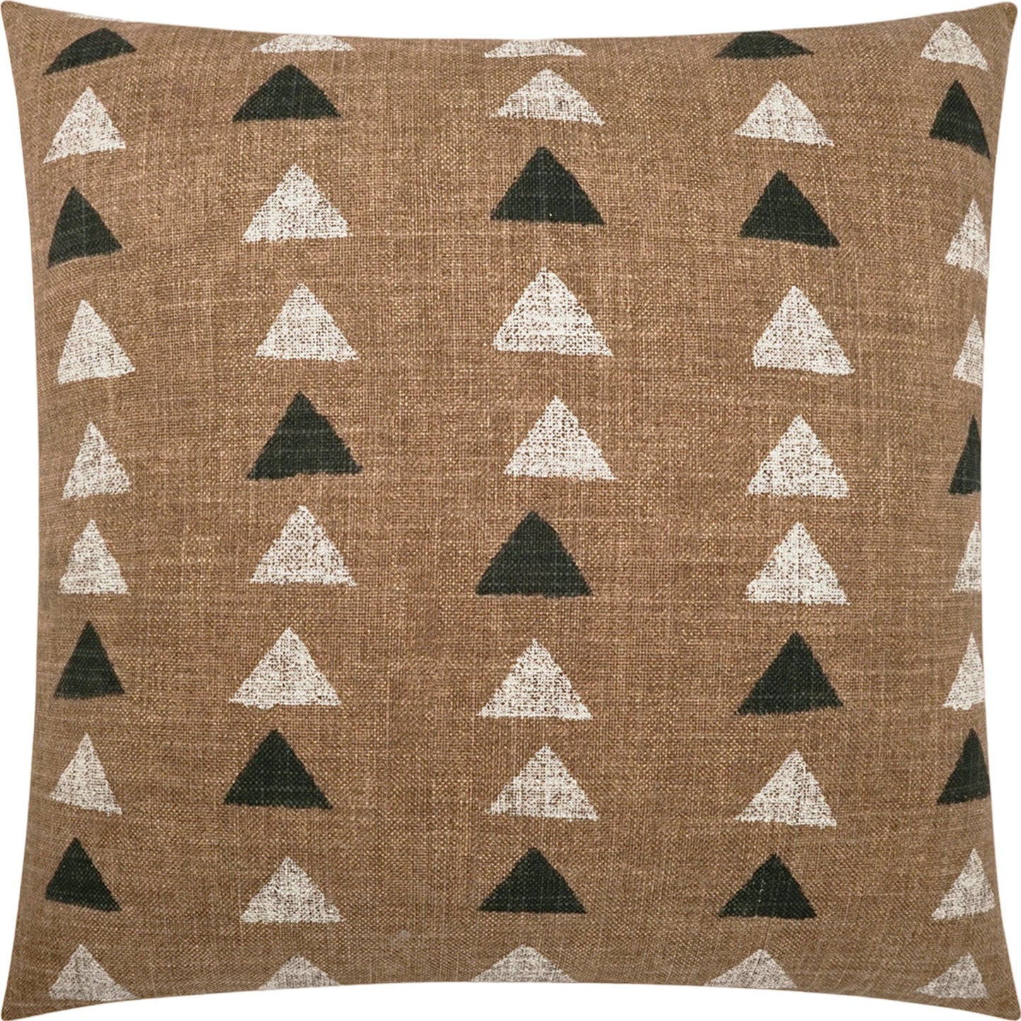 001 SI-2027702 | Primary Silo | Dadez Throw Pillow by DV Kap Home in tan/taupe. Made from 75% cotton, 25% linen in a modern style.