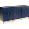 Navy Blue, Gold Leaf