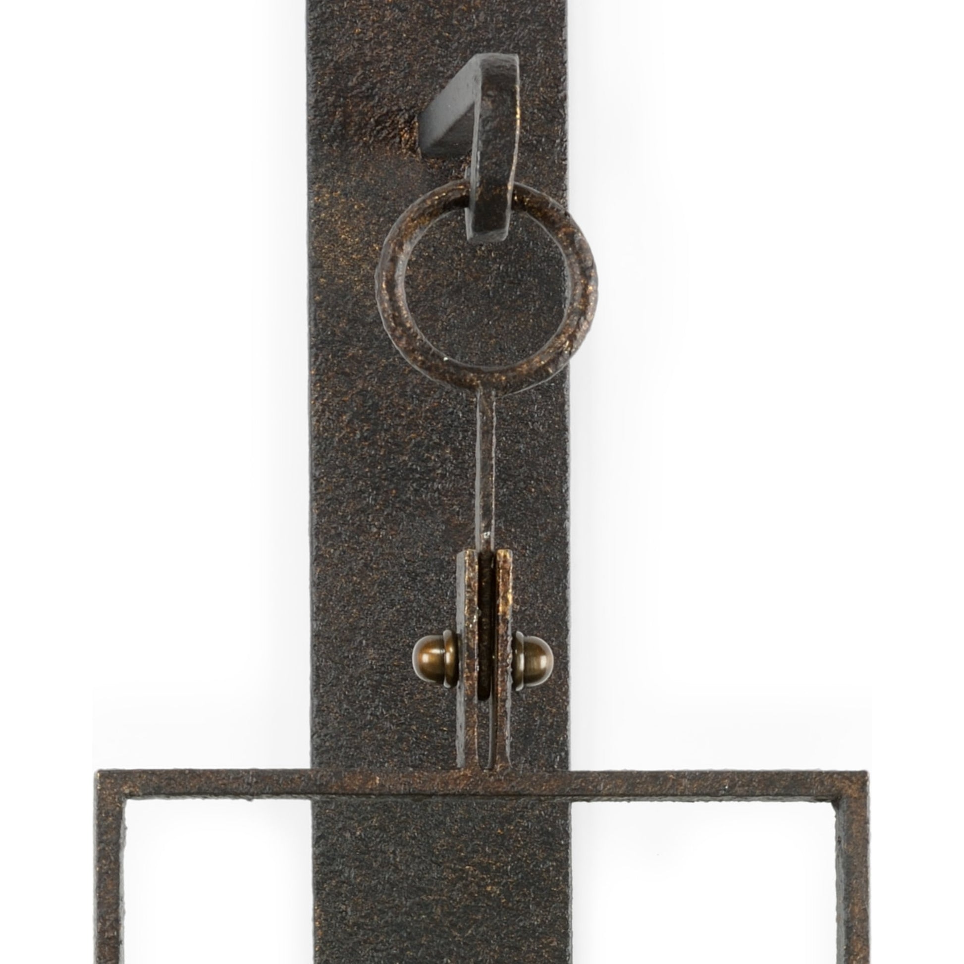 Belk Sconce by Chelsea House. Made from metal, glass in a rustic style.