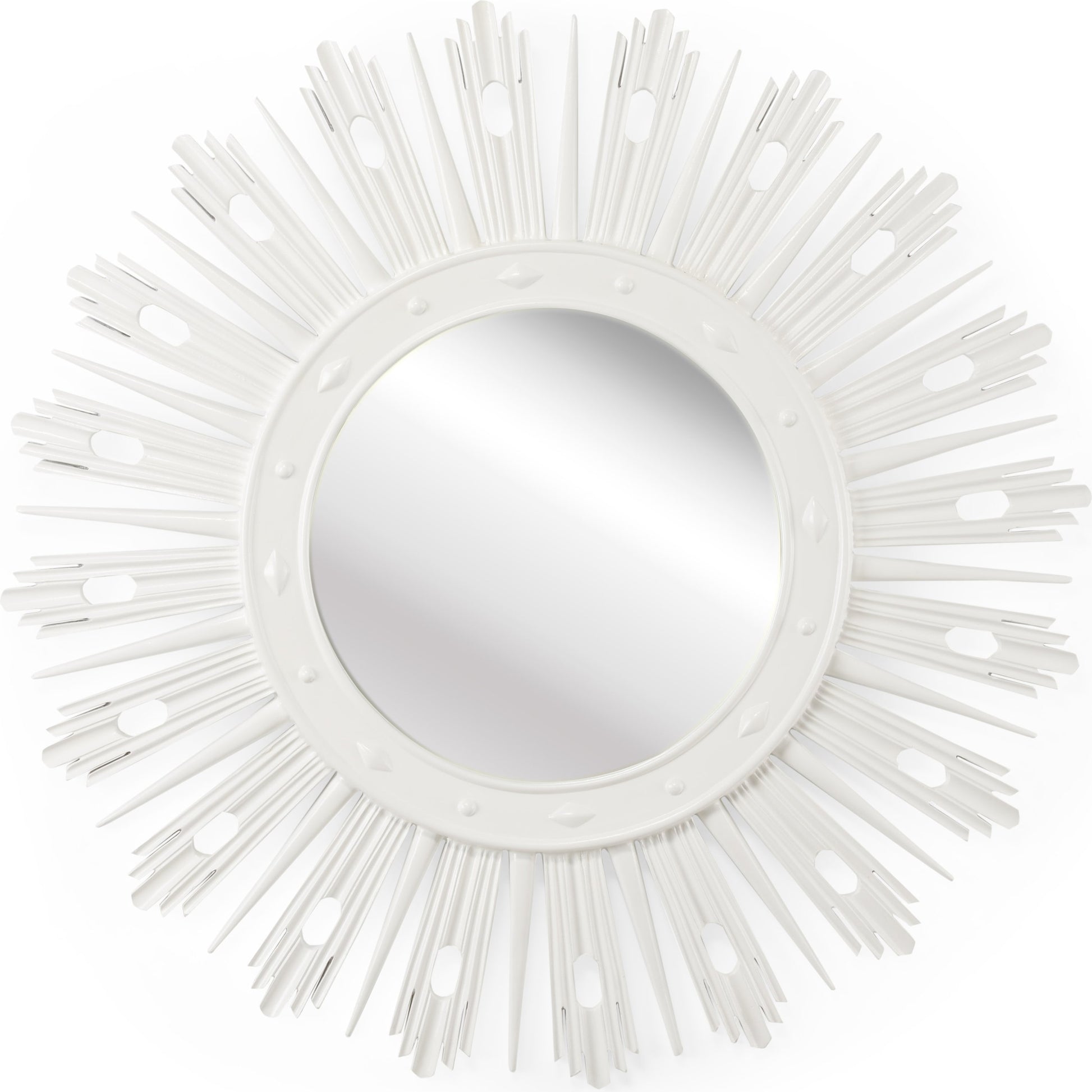 Wasden Mirror by Chelsea House in antique gold leaf, plain. Made from composite, mirror in a transitional style.