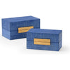 Blue, Gold Leaf
