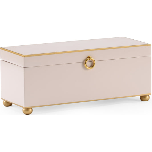 Rectangular Box by Chelsea House. Made from wood, metal in a transitional style.
