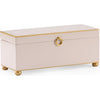 Baby Pink, Gold, Polished Brass