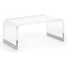 Waterfall Acrylic Coffee Table by Chelsea House. Made from acrylic, metal in a modern style.