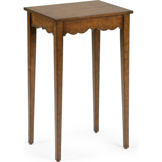 Regency Lamp Table by Chelsea House in brown. Made from wood in a cottage & farmhouse style.