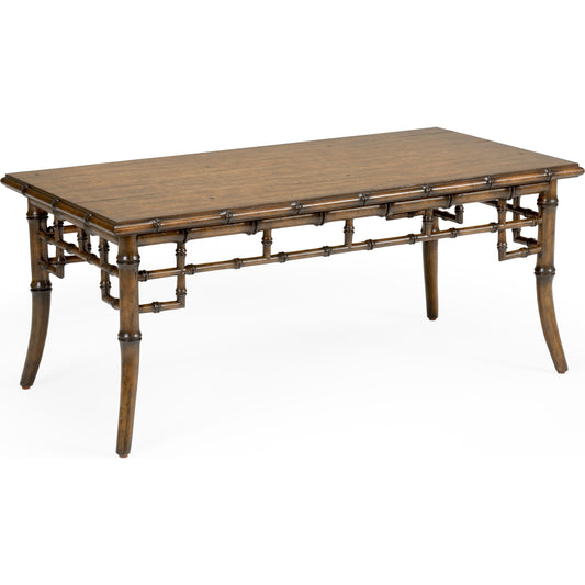 Sheraton Bamboo by Chelsea House in brown. Made from wood in a coastal style.