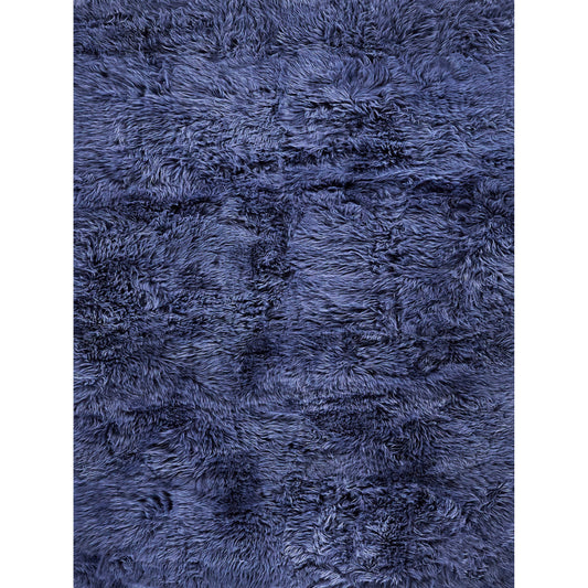 Sheepskin Rug - Blue by Exquisite Rugs in blue. Made from new zealand sheepskin in a unique style.