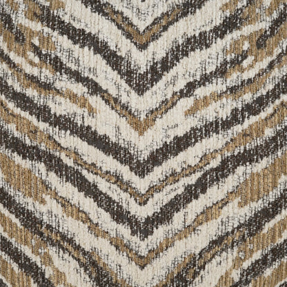 Tikeri Throw Pillow by DV Kap Home in tan/taupe. Made from 28.16% cotton, 21.86% rayon, 17.78% polyester, 11.93% olefin, 11.67% uv polyester, 18.40% pcr polyester in a modern style.