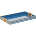 Copas Serving Tray by Chelsea House. Made from wood/glass in a modern style.
