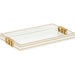 Copas Serving Tray by Chelsea House. Made from wood/glass in a modern style.