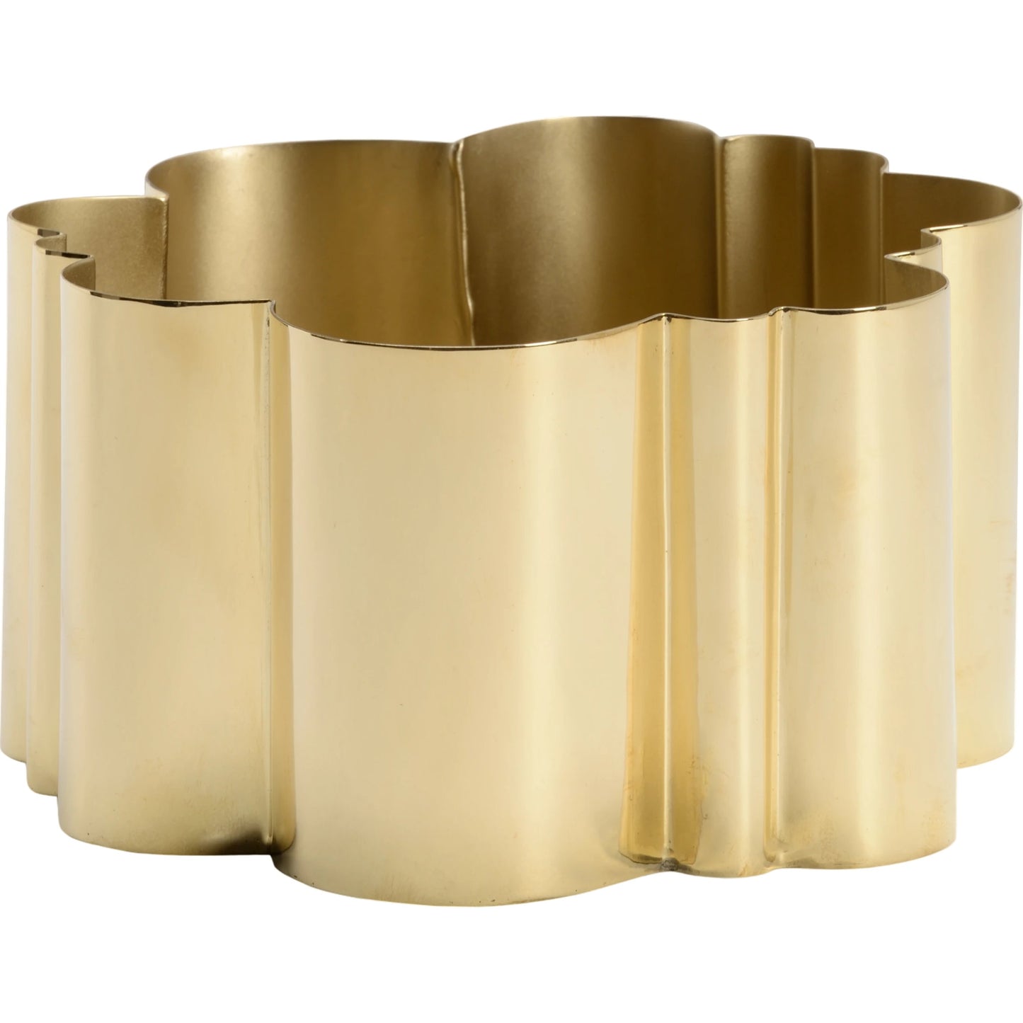 001 SI-2105244 | Primary Silo | Cloud Bowl by Chelsea House in matte, polished brass. Made from aluminum in a modern style.