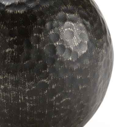 Black Hammered Ball by Chelsea House in black. Made from unique in a modern style.
