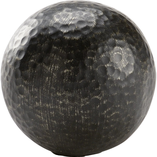 Black Hammered Ball by Chelsea House in black. Made from unique in a modern style.