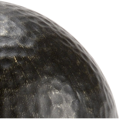 Black Hammered Ball by Chelsea House in black. Made from unique in a modern style.