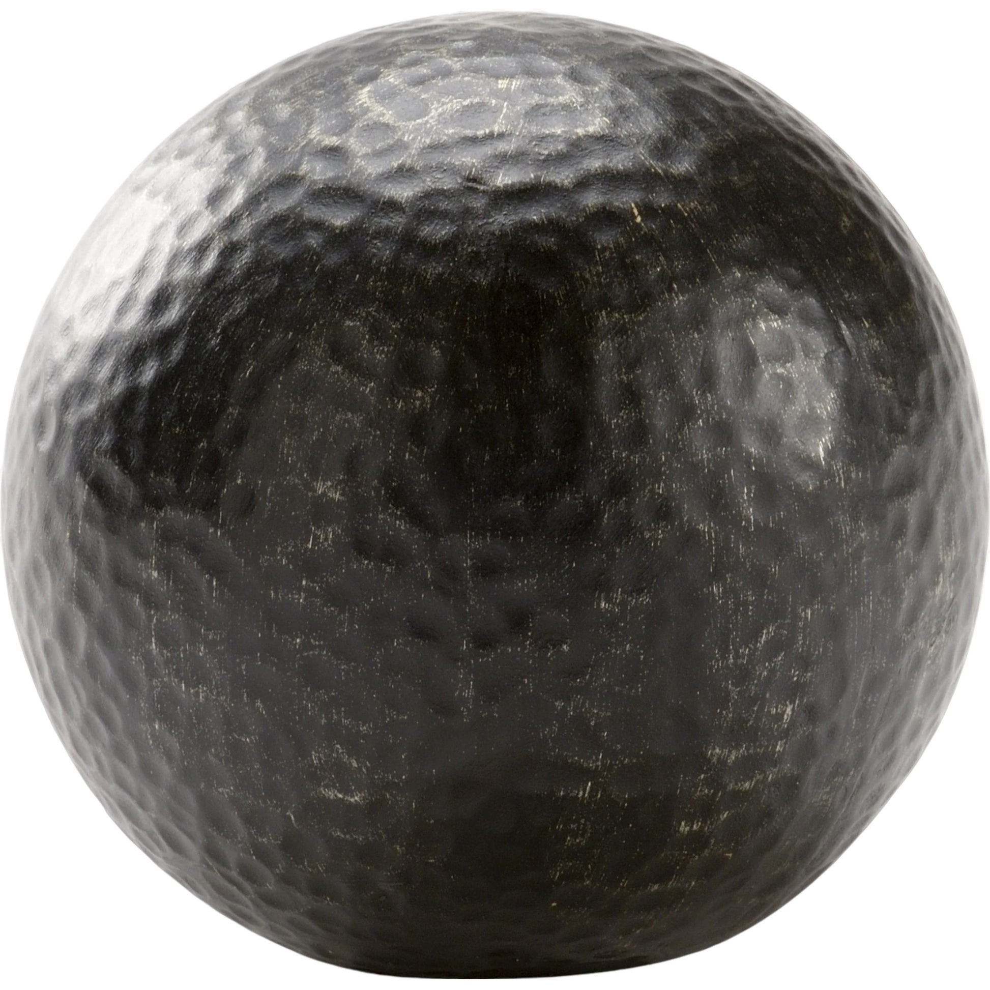 Black Hammered Ball by Chelsea House in black. Made from unique in a modern style.