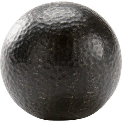 Black Hammered Ball by Chelsea House in black. Made from unique in a modern style.