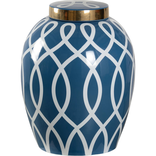 Sarah Ginger Jar by Chelsea House. Made from ceramic in a modern style.