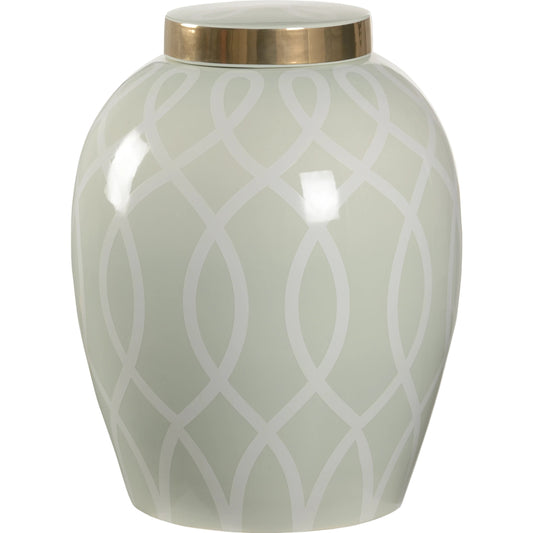 Sarah Ginger Jar by Chelsea House. Made from ceramic in a modern style.