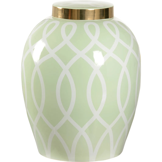 Sarah Ginger Jar by Chelsea House. Made from ceramic in a modern style.