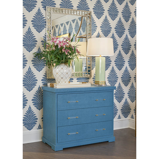 Clifton Side Chest by Chelsea House. Made from wood/raffia/acrylic in a modern style.