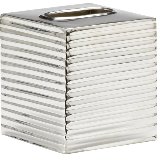 Carson Tissue Box by Chelsea House. Made from brass in a modern style.