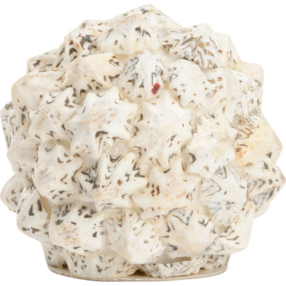 Shell Ball by Chelsea House in natural. Made from sacharine shells in a modern style.