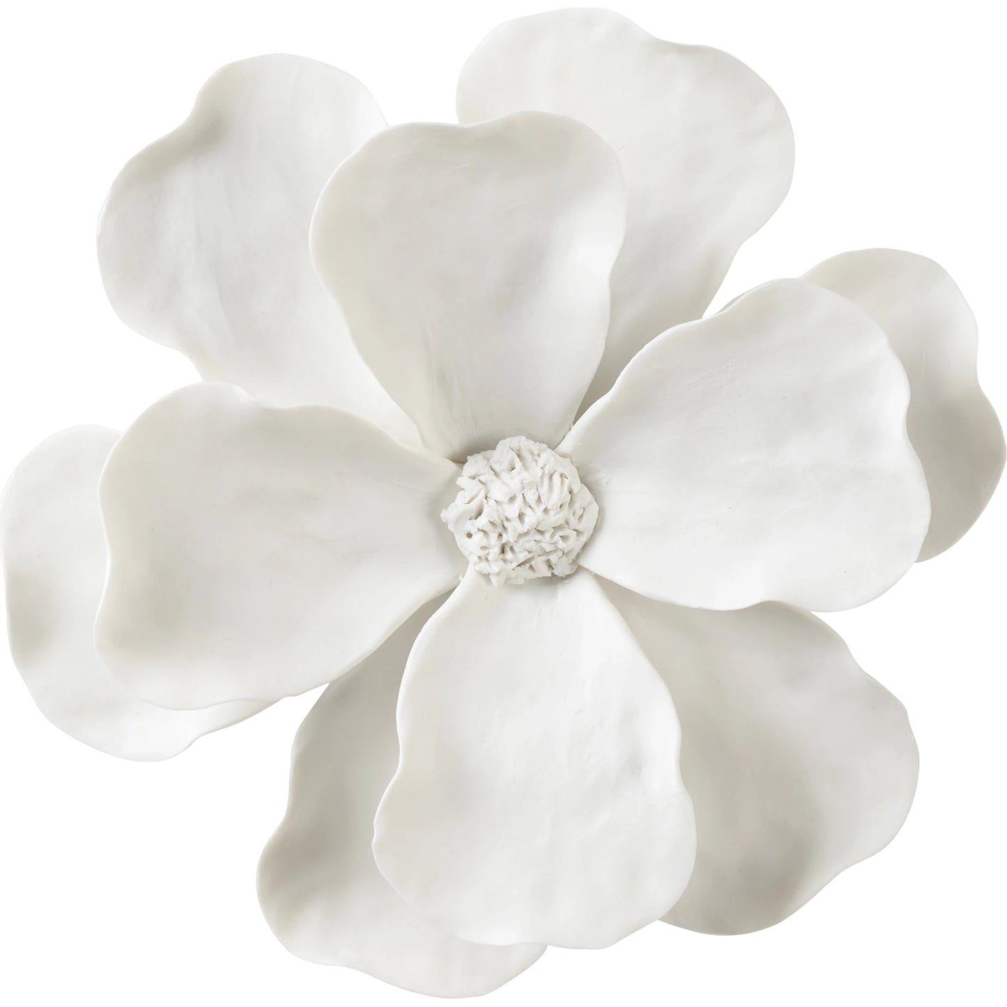 001 SI-2105430 | Primary Silo | Camellia Wall Flower by Chelsea House in matte white. Made from unique in a modern style.