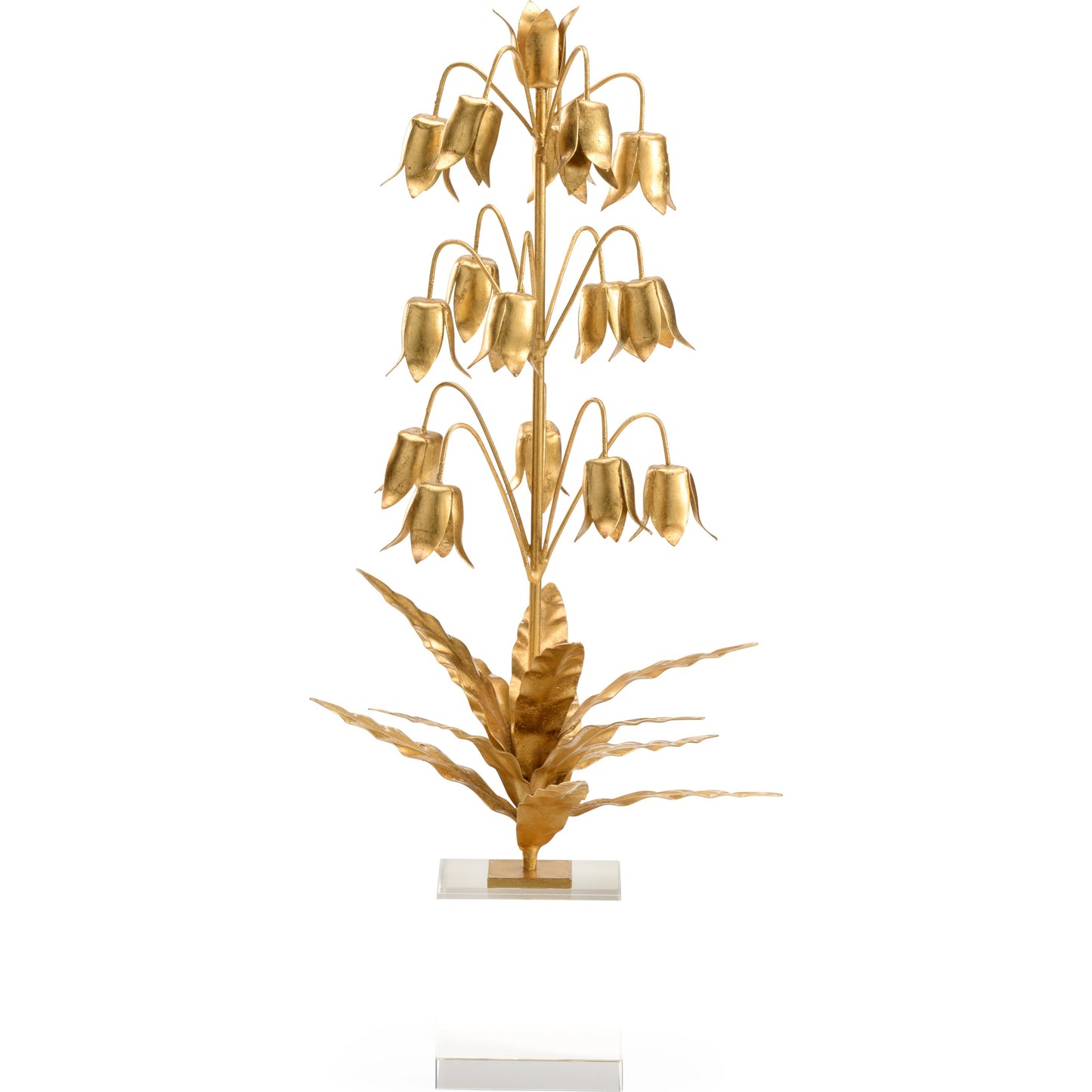003 SI-2105447 | Additional Silo | Lily of the Valley by Chelsea House in metallic gold, clear. Made from iron in a modern style.