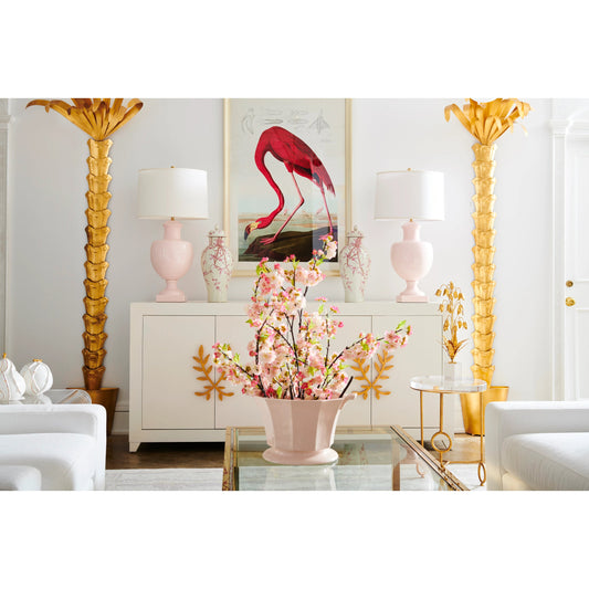 Lily of the Valley by Chelsea House in metallic gold, clear. Made from iron in a modern style.