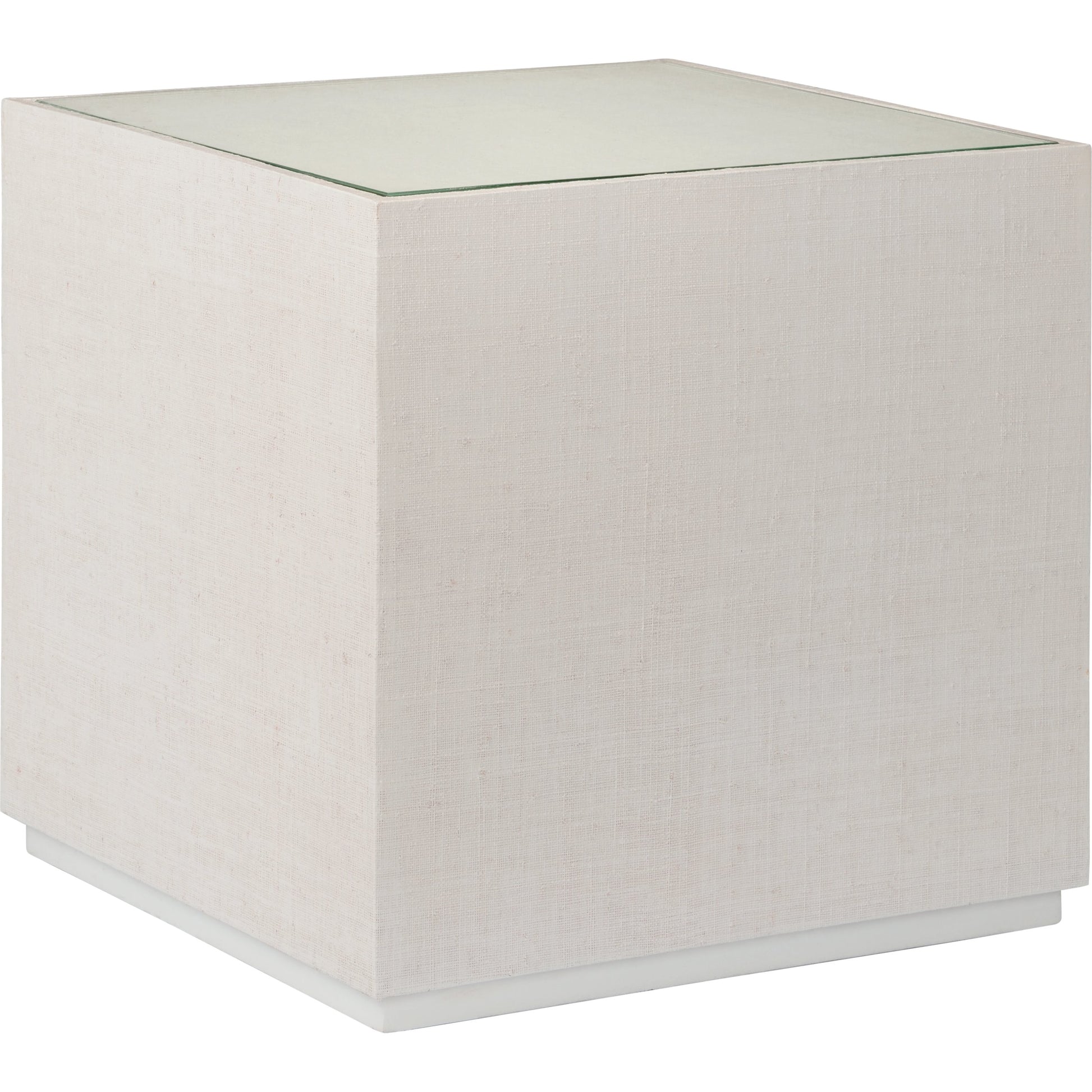 Captiva Bunching Table by Chelsea House. Made from raffia on wood/tempered glass in a modern style.