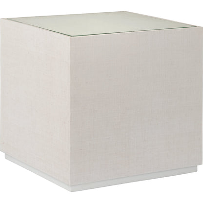 Captiva Bunching Table by Chelsea House. Made from raffia on wood/tempered glass in a modern style.