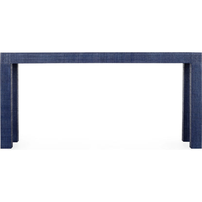 Sanibel Console by Chelsea House. Made from raffia/wood in a modern style.