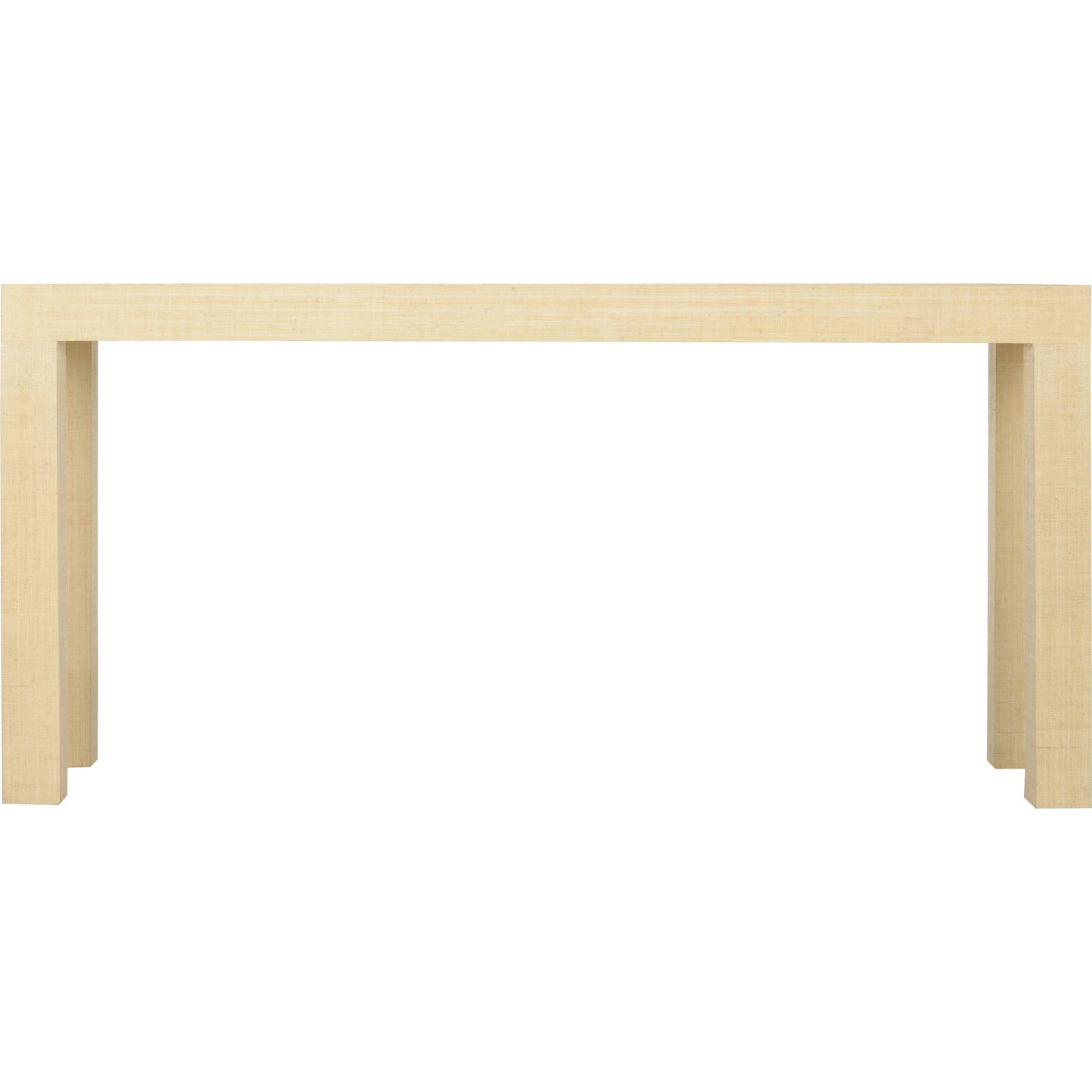 005 SI-2105501 | Additional Silo | Sanibel Console by Chelsea House. Made from raffia/wood in a modern style.