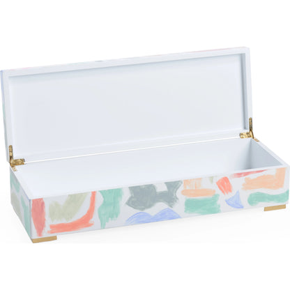 Pheasant Box by Chelsea House in hand painted, antique gold. Made from wood/composite in a modern style.