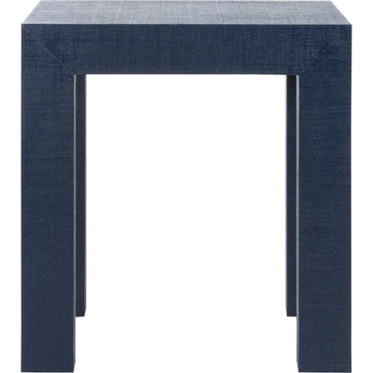 Sanibel Side Table by Chelsea House. Made from raffia on wood in a modern style.