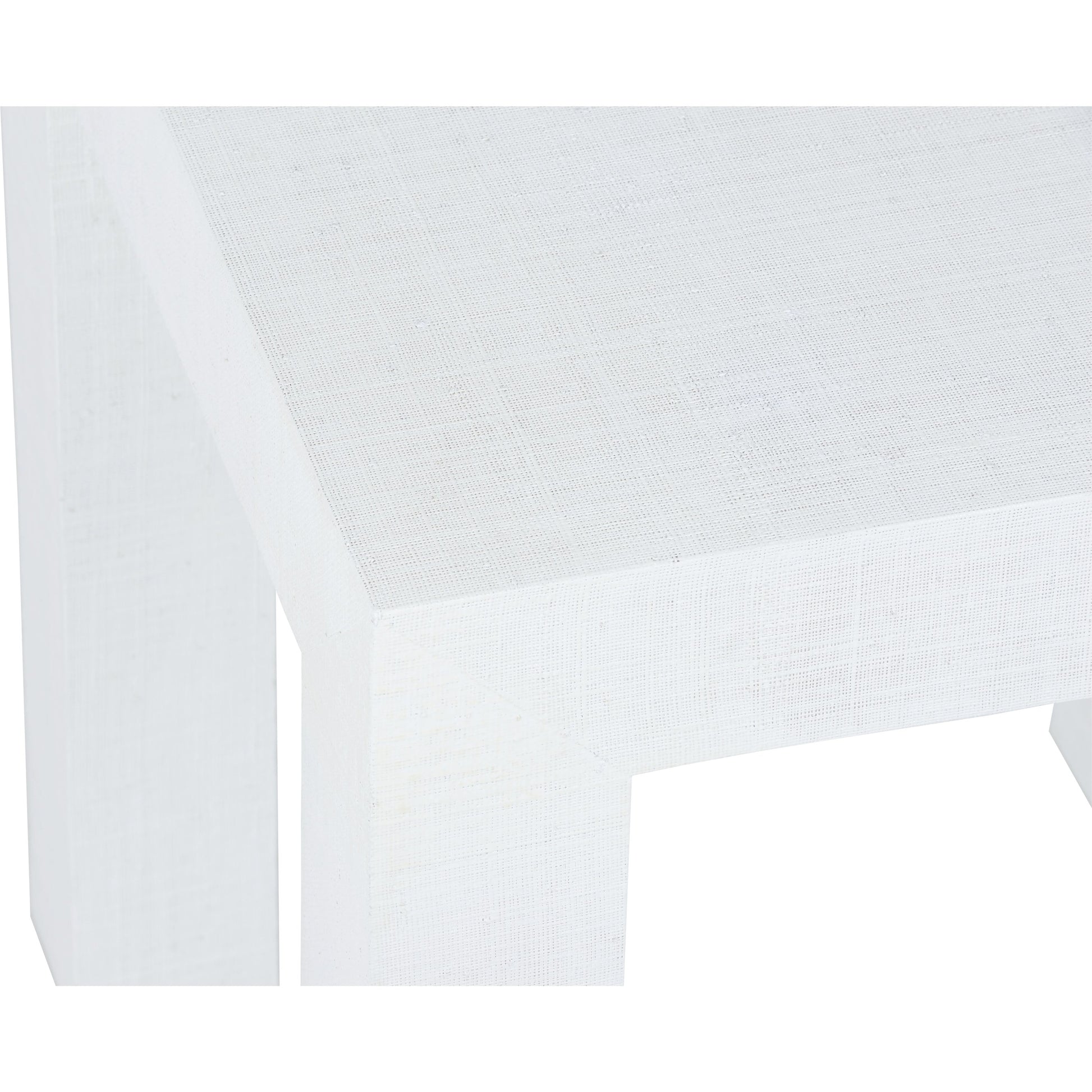 Sanibel Side Table by Chelsea House. Made from raffia on wood in a modern style.