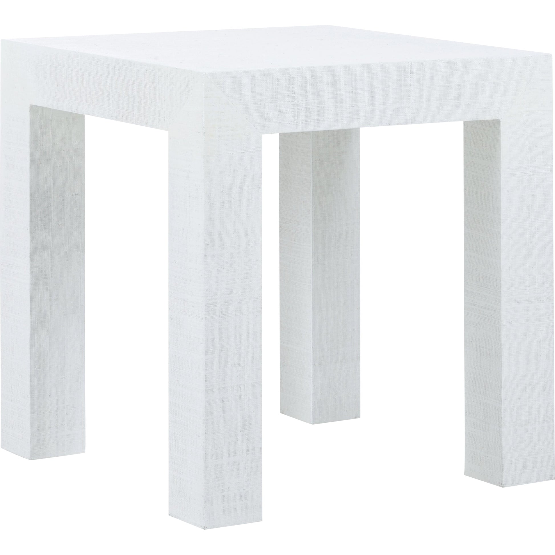 Sanibel Side Table by Chelsea House. Made from raffia on wood in a modern style.