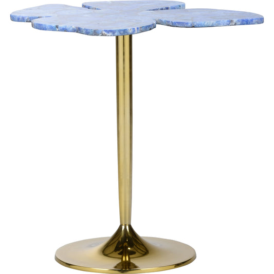 Petal Side Table by Chelsea House. Made from stone in a modern style.