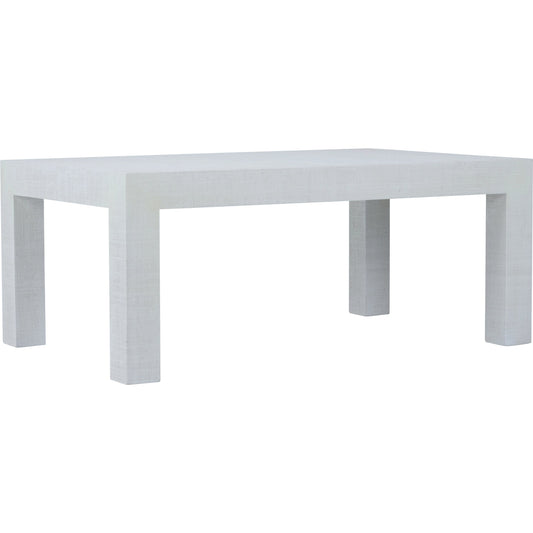 Sanibel Coffee Table by Chelsea House. Made from raffia on wood in a modern style.